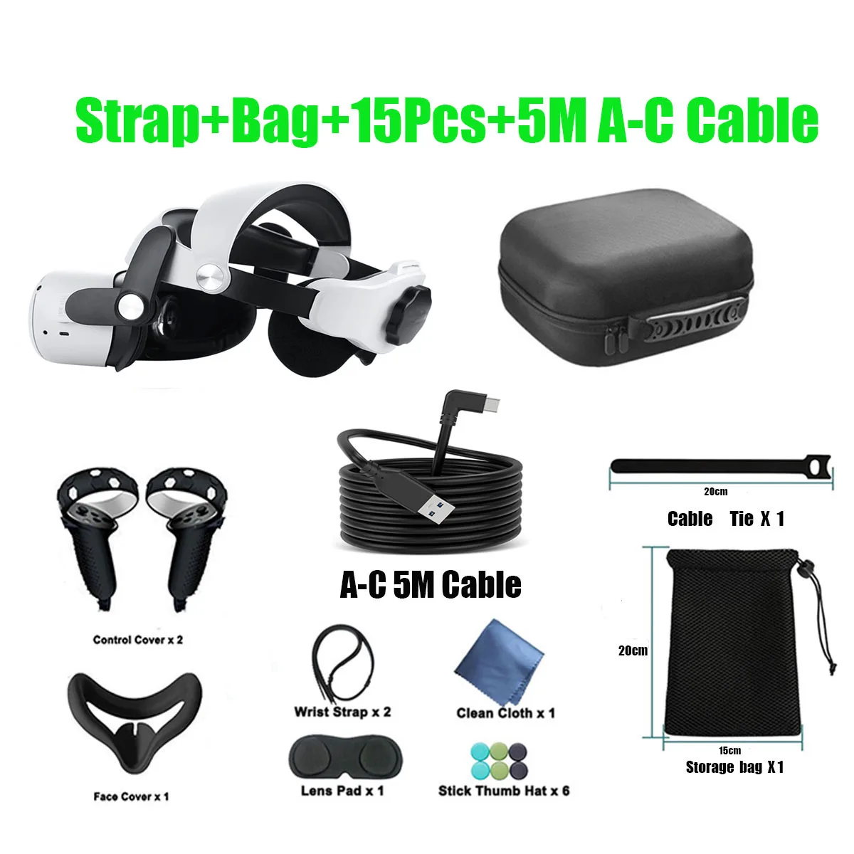 

Head Strap Compatible with Oculus Quest 2, Replacement Adjustable Elite Strap for Meta/Quest 2 Accessories Compatible Oculus Que