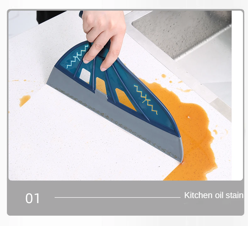 Lavette,Balai Magique De Nettoyage De Sol De Fenêtre,spatule En Silicone,vadrouille