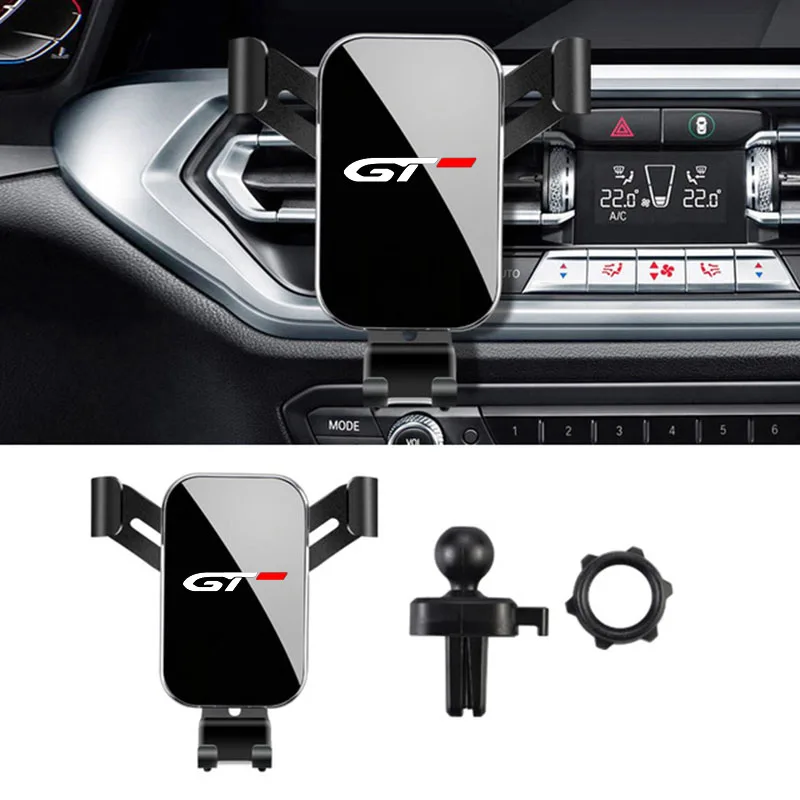 Gravity Car Phone Holder Car Air Vent Clip Mount Mobile Phone Holder for Peugeot gt gti gtline 508 5008 3008 208 2008 308