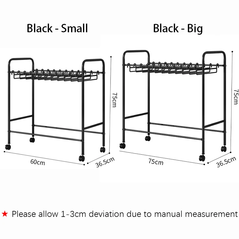 Movable Pants Storage Rack,Floor-standing Iron Trouser Hanger with 20/24 Hooks for Organizer Pants,Laundry Rack for Drying Skirt 6