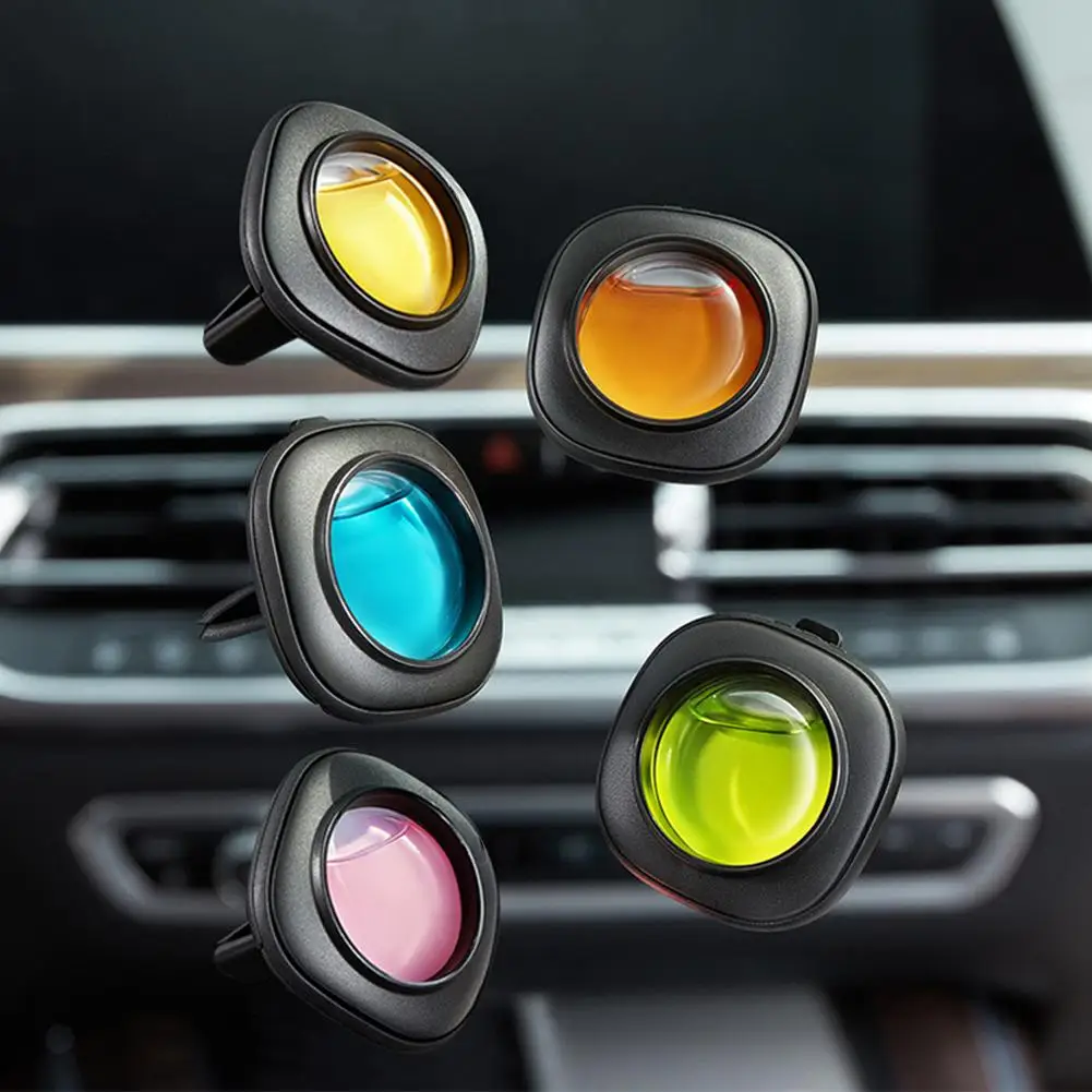 Car Fragrance Auto Air Outlet Aromatherapy Clip With Essential Oil Auto Air Freshener Interior Odor Eliminator Fragr