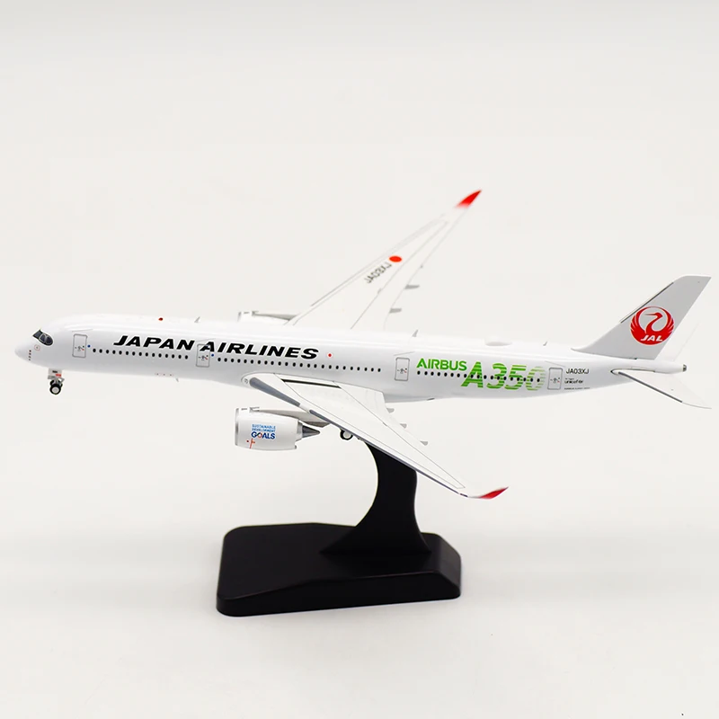 Модель-самолета-jal-airline-ja03xj-Коллекционная-модель-самолета-из-сплава-с-основанием-модель-авиационного-лайнера-1-400-air-350