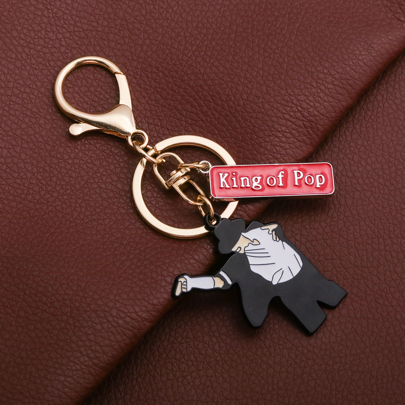 Michael Jackson Retro Dance Moves Keychain - King of Pop Tribute Gift Collection