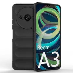 Shockproof Liquid Silicone Phone Case - Vibrant Colors & Enhanced Protection for Redmi A2 (Black)