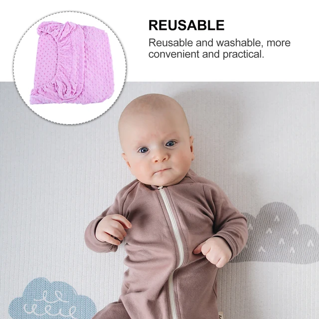 1pc Baby Changing Pad Reusable Washable Polyester Cover Diaper Mat Breathable Cotton Cloth Nappy Shower Gift Baby Bedding 2