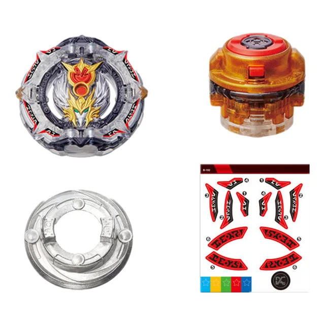 Laike DB Single B-192 Greatest Raphael Over High Xtend Spinning Top B192 Gold Custom Launcher Kids Toys for Children 4