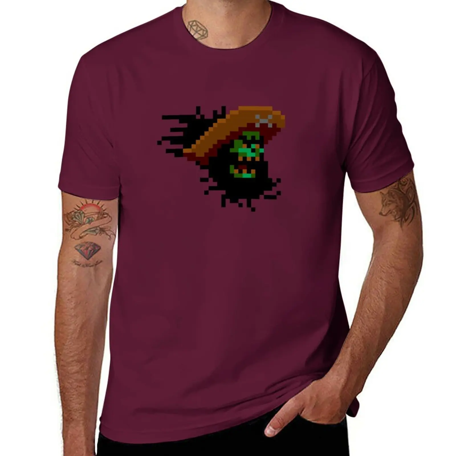 

Новинка, футболка LeChuck 8 bit, винтажная одежда, летняя одежда, быстросохнущая рубашка, пустые футболки, мужские футболки с графическим рисунком, забавные