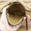 Leather Coin Purse,for Women&Men Vintage Handmade Wallet,Mini Card Holder Bag,Zipper Purses 4