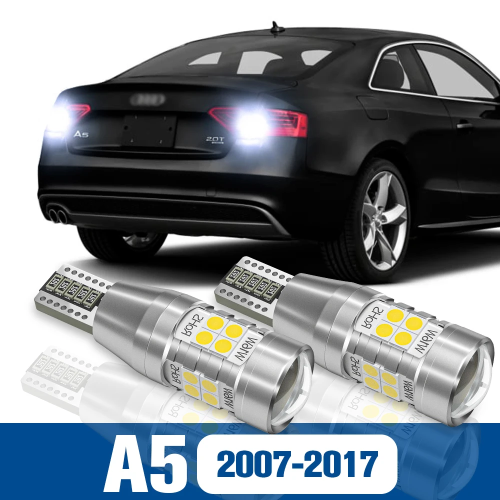 

2pcs LED Reverse Light Back up Lamp Accessories Canbus For Audi A5 2007-2017 2008 2009 2010 2011 2012 2013 2014 2015 2016