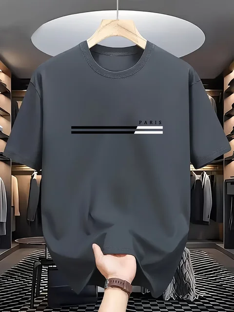 2026 Men's Short Sleeve Hardcore | Men's Round Neck T-Shirt | Multi-color Options with Trendy Designs, featuring a modern 1