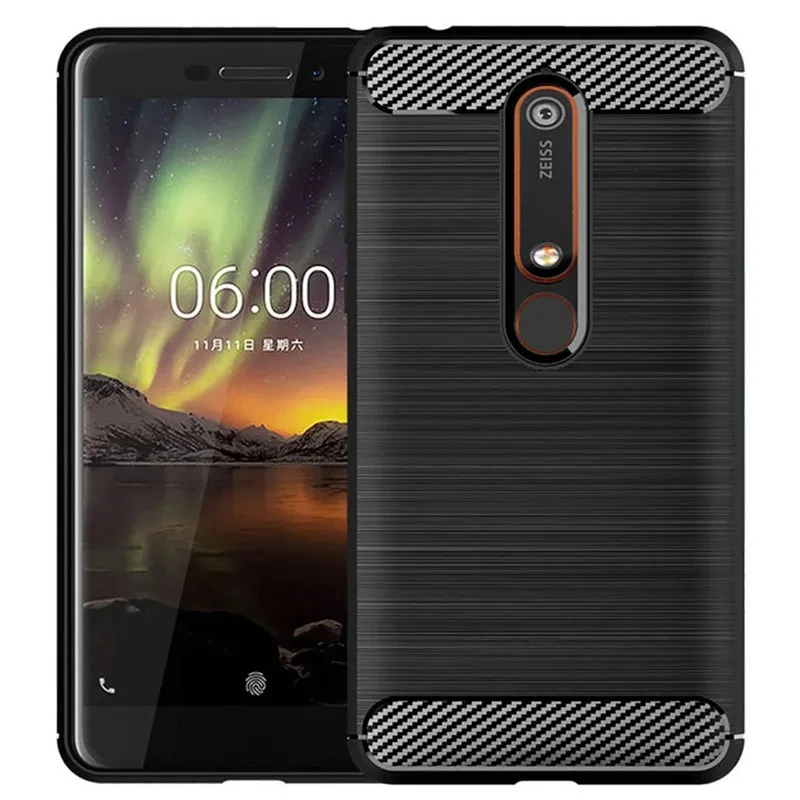Luxury Matte Protective Silicone Phone Case - Soft Back Cover in Elegant Design