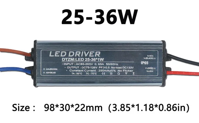 Trasformatore Di Illuminazione Driver LED 3W-24W AC85 - Foto 5