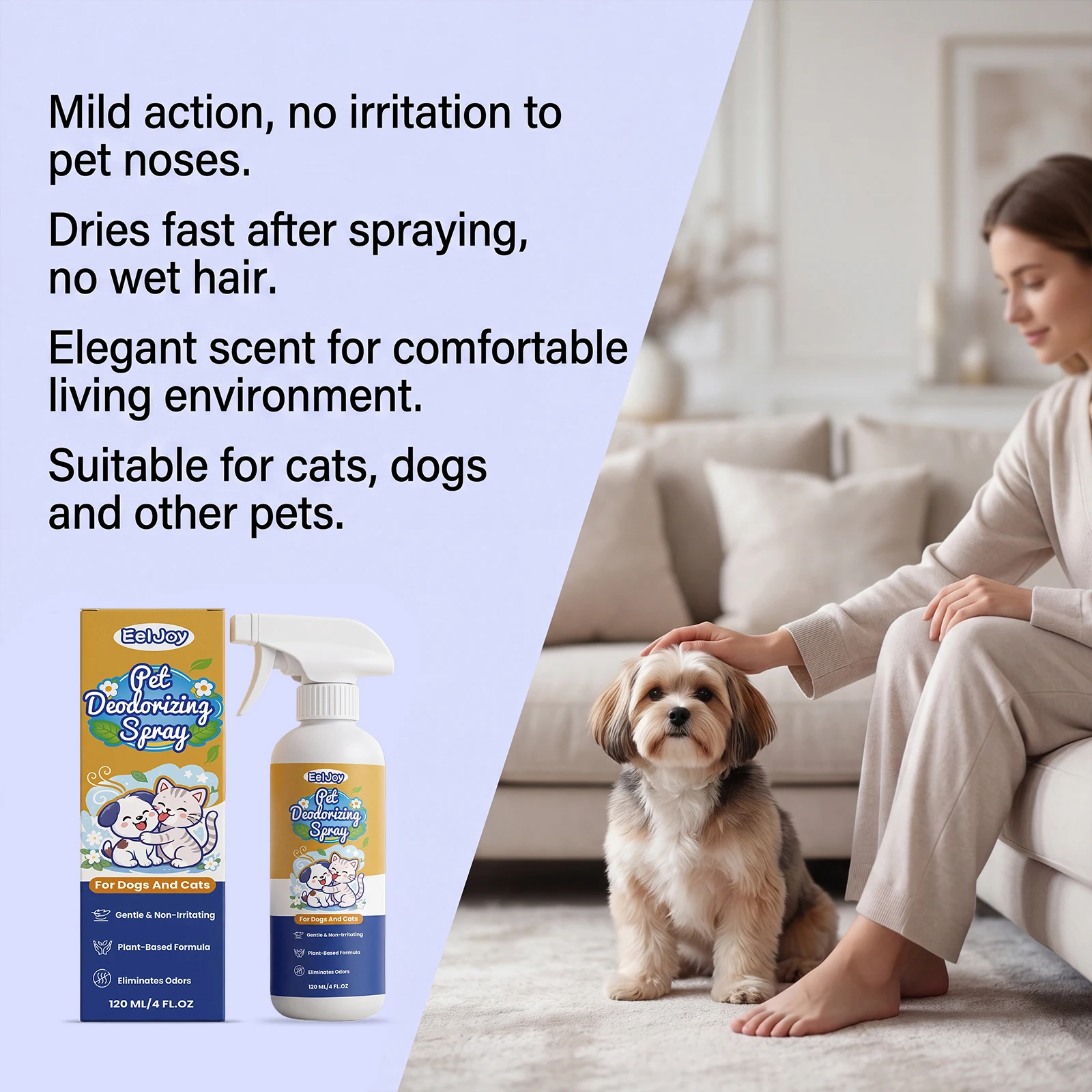 Spray Deodorante Professionale per Animali Domestici - immagine 2