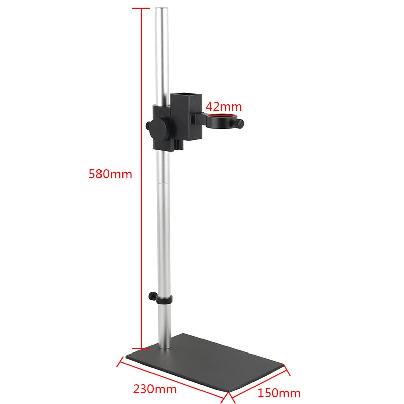 YIZHAN UHD 4K 60MP/48MP/13MP 디지털 현미경(납땜용) 1080P 60FPS 카메라 150X 렌즈 링 라이트 금속 베이스 스탠드 도구