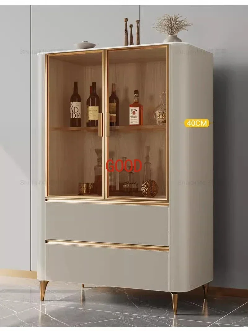 Luxury Vitrina Wine Cabinet Bar Sideboard Bookcase Wine Cabinet Model Display Case Armarios Para Sala Estar Bar Furniture LVWC