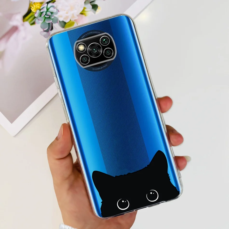 Cute Painted Soft Silicone TPU Bumper Phone Back Cover