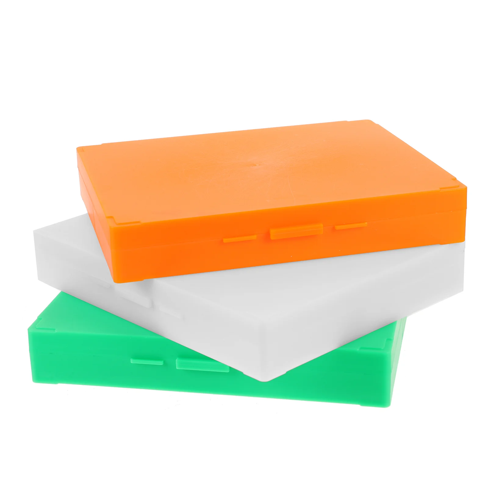 

3pcs Biological Microscope Slide Boxes Scientific Microscope Slides Organizers Reusable Slide Boxes