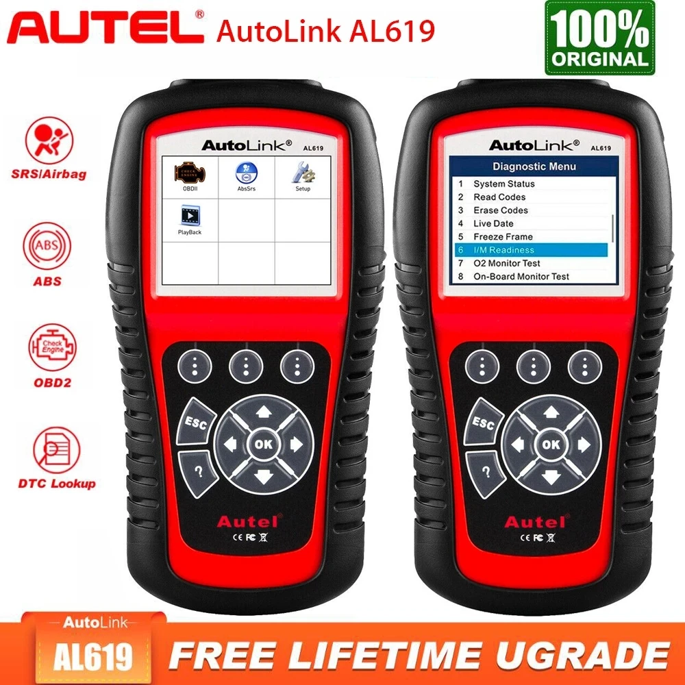 Autel AL619 AL519 OBD2 Scanner Auto Diagnostic Tool Code Reader