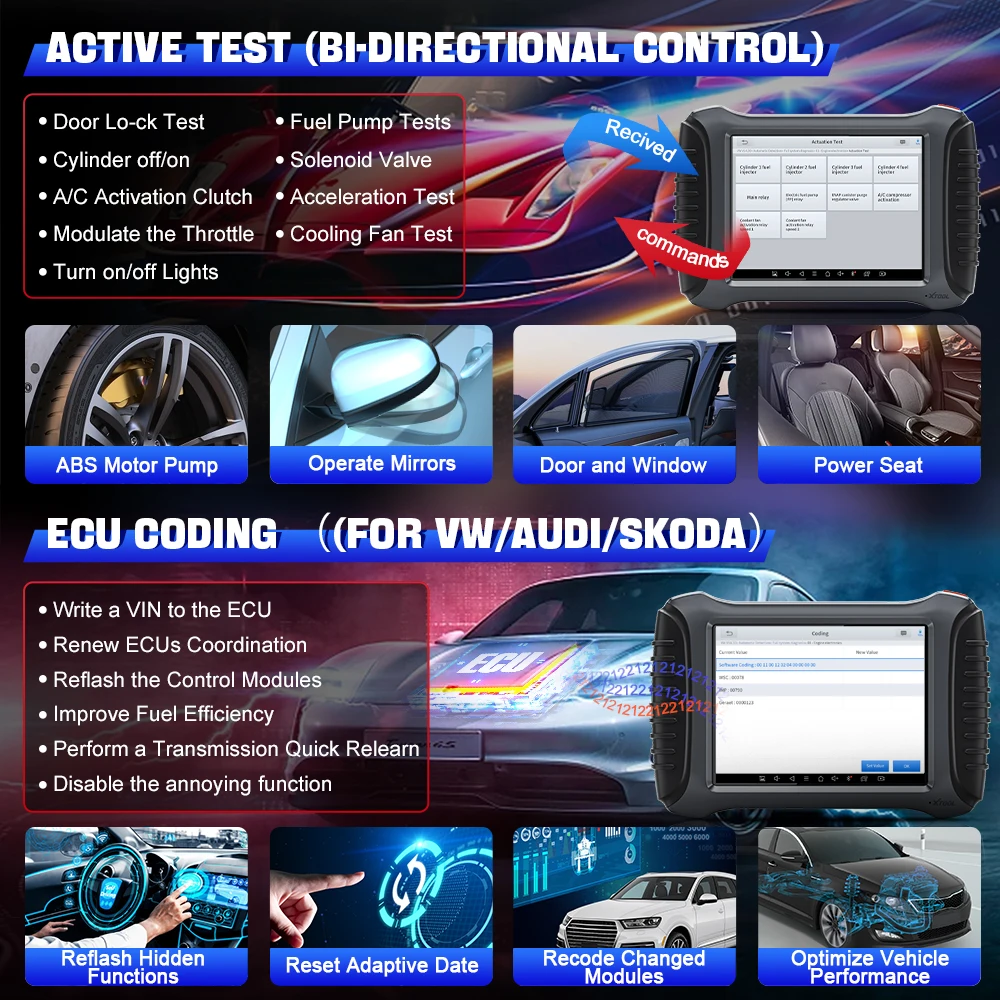 XTOOL X100PAD3 Pro IMMO/Key 프로그래밍 도구, 모든 시스템 진단 도구, KC501 활성 테스트, 모든 키 손실, 38 개 이상의 서비스