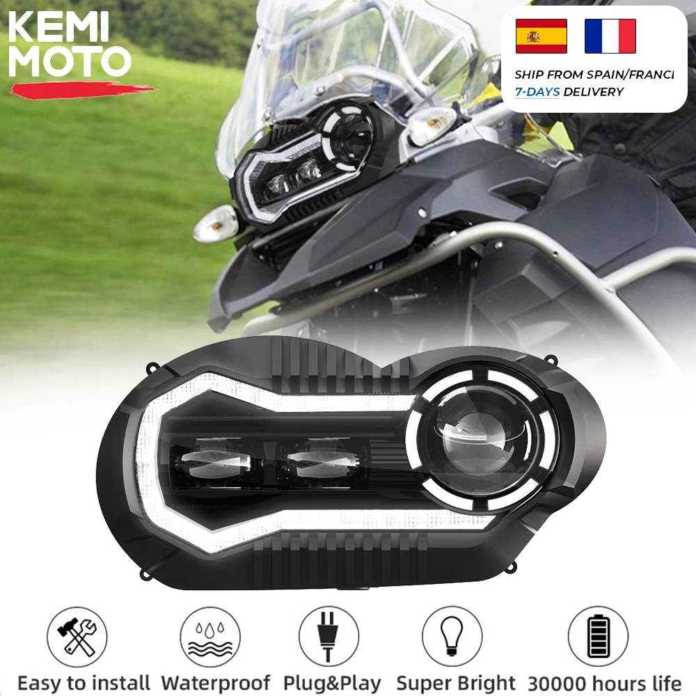 E24mark R1200gs Led Headlight For Bmw R1200gsa R 1200 Gs Adv Adventure