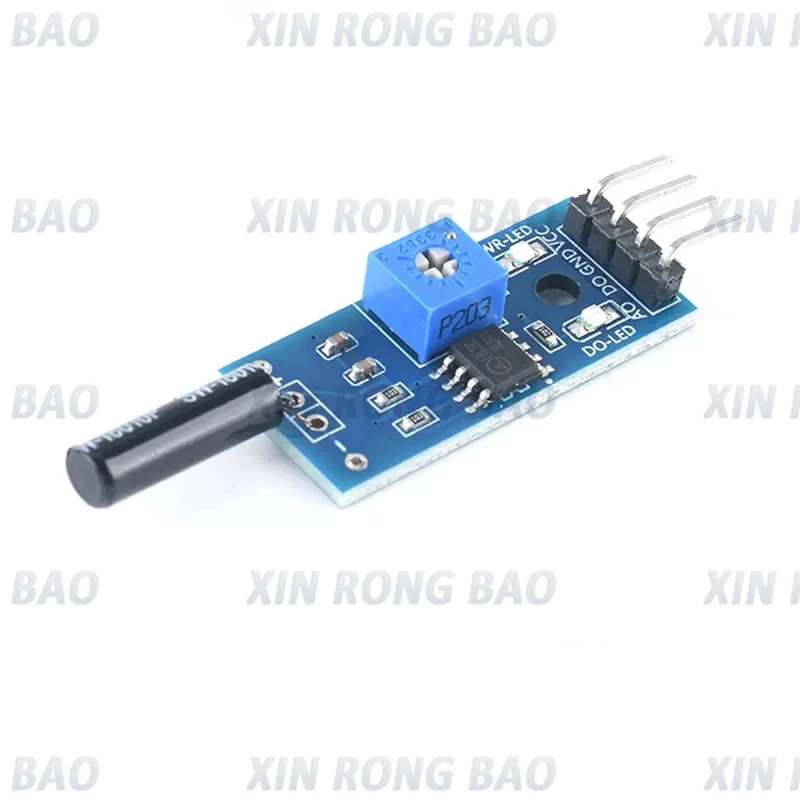 5pcs Vibration Sensor Module Vibration Switch Alarm Module SW-18010P Normally open shock sensor module