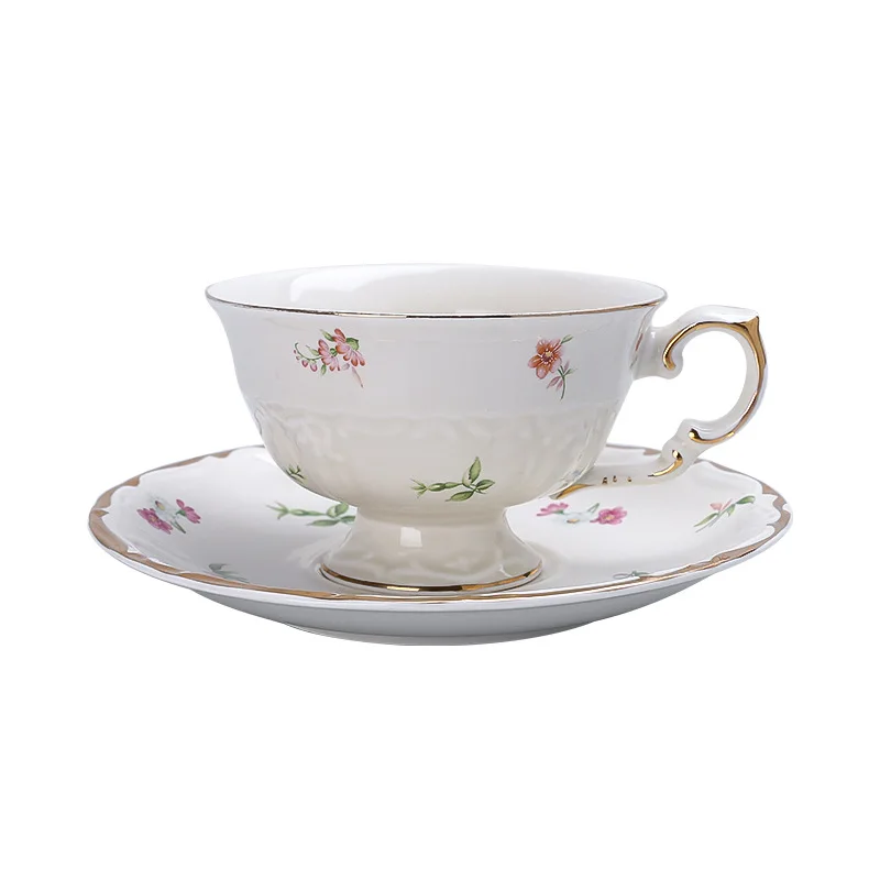 

Креативная 2024 керамическая кружка, винтажная кофейная чашка с цветочным узором, Настольная креативная чайная чашка с ароматом для ресторана, украшение для дома