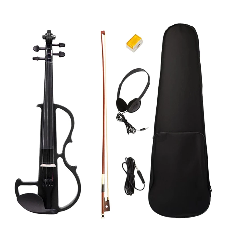 

Beginner 4/4 Electric Violin Silent Violin Electric Violin Introductory Set