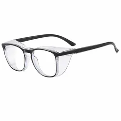 Unisex Square Blue Light Blocking Anti - Fog Safety Glasses (C1 Black)