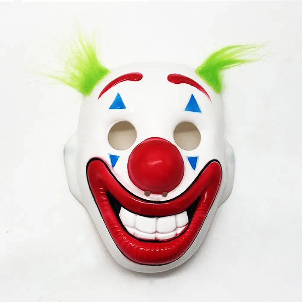 Máscara de payaso del Joker, accesorios de disfraz de Navidad, máscara de película de Joker de Halloween y Joaquin Phoenix