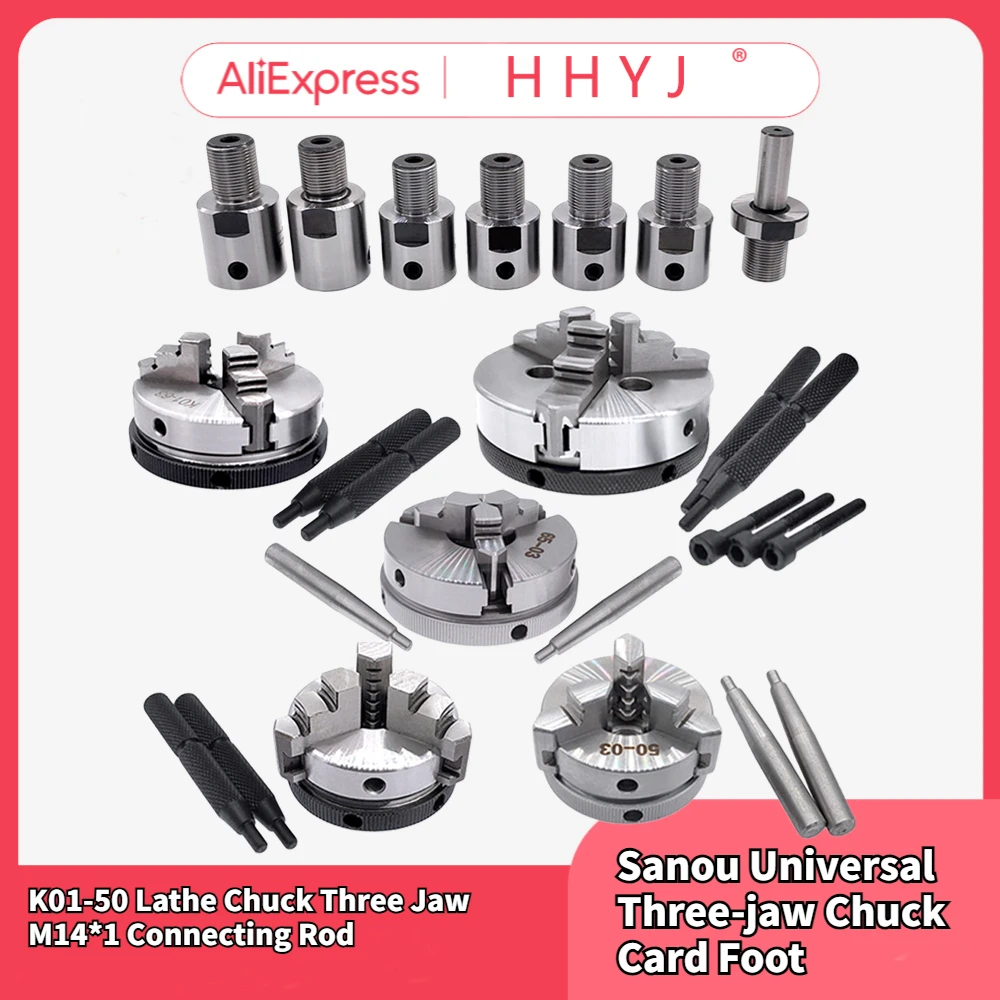 Mandrino Autocentrante Per Tornio K01-50 - 3 Griffe, Per Mini Tornio Fai Da Te - Foto 8