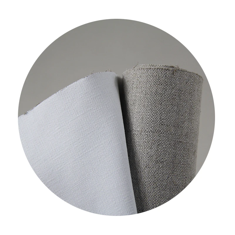 550g pure rain linen artist primed canvas roll Medium texture with top grade qualily 5 meters long
