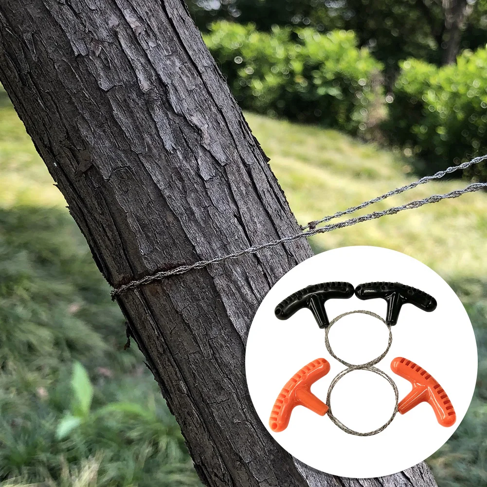 Manual Hand Steel Wire Saw Survival Tools Steel Rope Chain Saw Garden Tool Outdoor Practical Emergency Gear Wire Kits