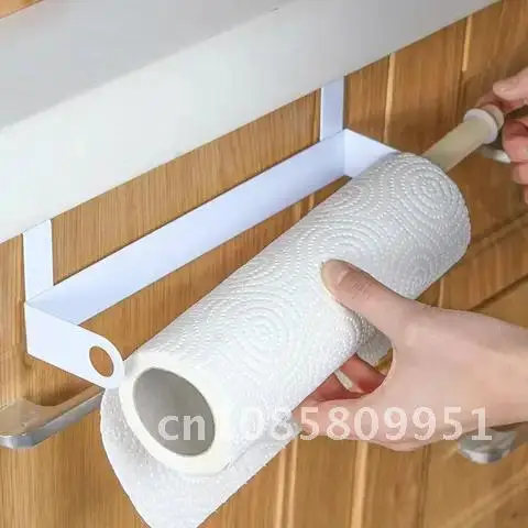 

Punch-free Kitchen Toilet Paper Holder Tissue Holder Hanging Bathroom Toilet Paper Holder Roll Paper Holder Towel Rack Stand