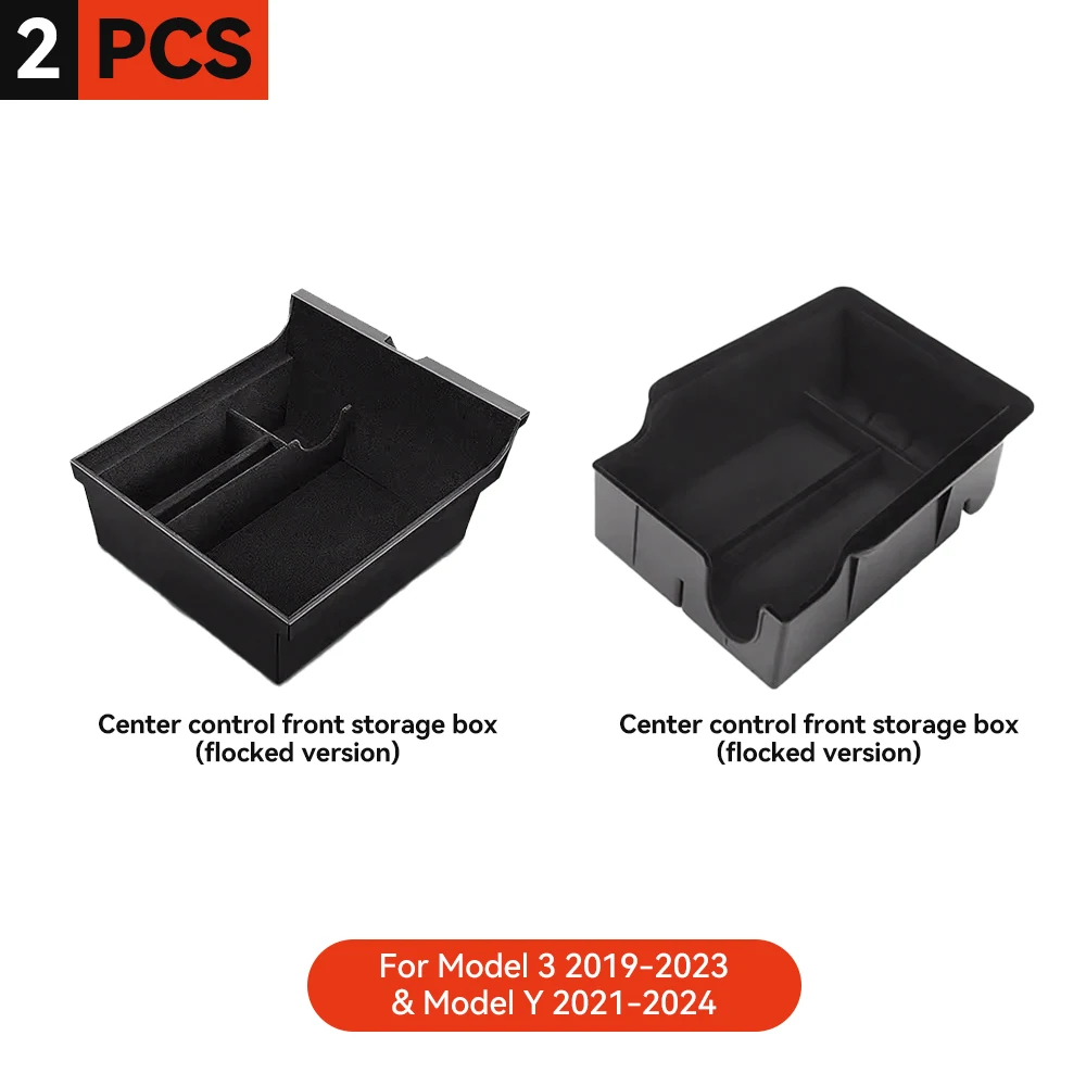 Premium Center Console Storage Box and Cup Holder Organizer