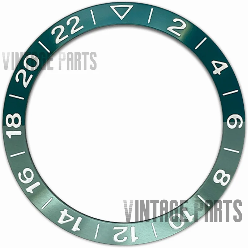 Inserto Per Lunetta Inclinata Gmt In Alluminio Da 38Mm Adatto Per Orologio Rolex Sub Seiko