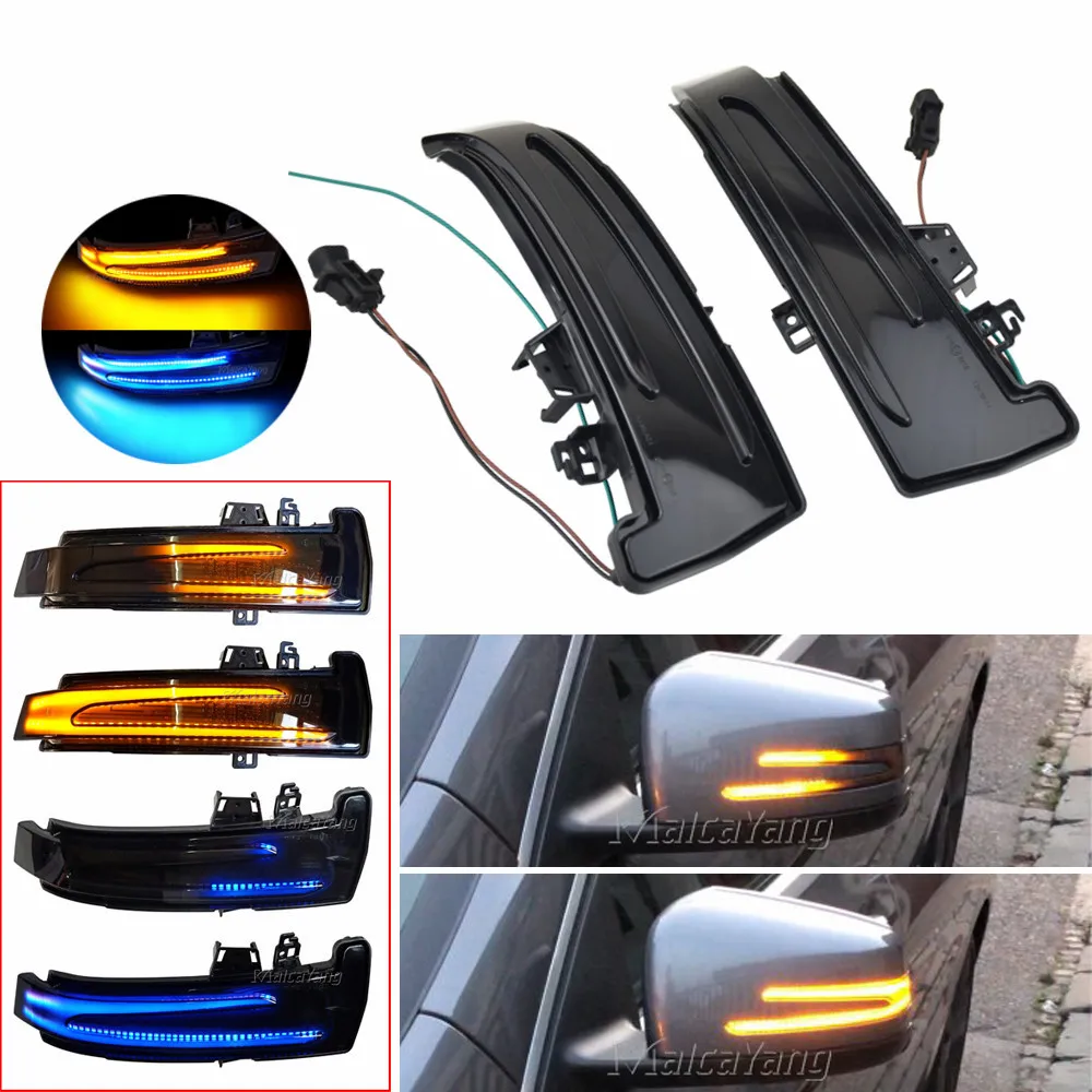 1 pair Blinker Lamp For W221 W212 W204 W176 W246 X156 C204 C117 X117 Car  Rear View Mirror Light LED Indicator Turn Signal Light - AliExpress