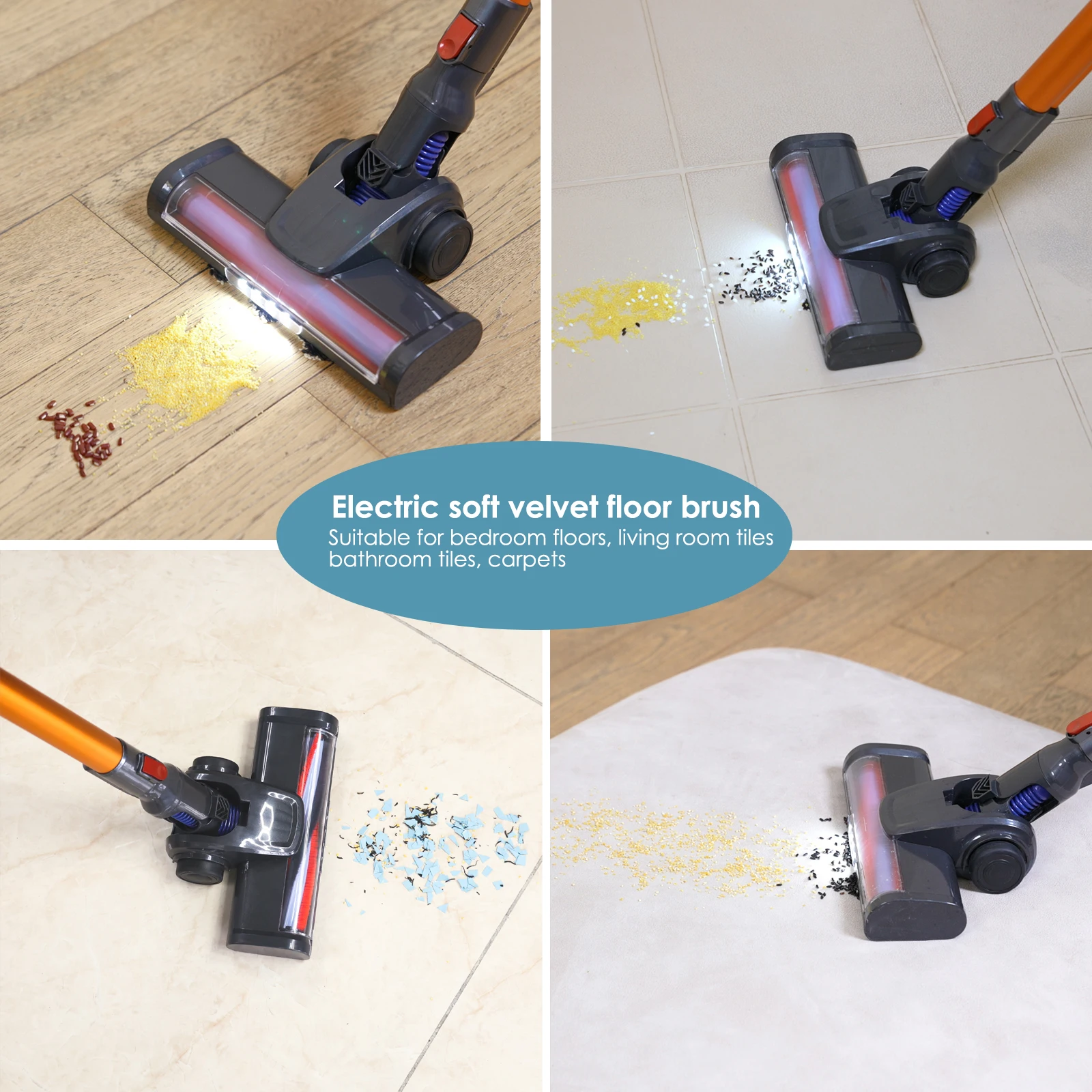 مكنسة كهربائية لاسلكية محمولة ، آلة تنظيف ، محرك م...