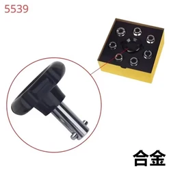 Precision Watch Back Case Opener Tool Set with Handle (Adjustable 30.5mm - 36.5mm) for Professional Watch Repair (Alloy 5539)
