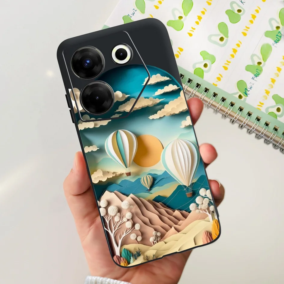 Fashion Butterfly Transparent Soft Silicone Phone Case Cover