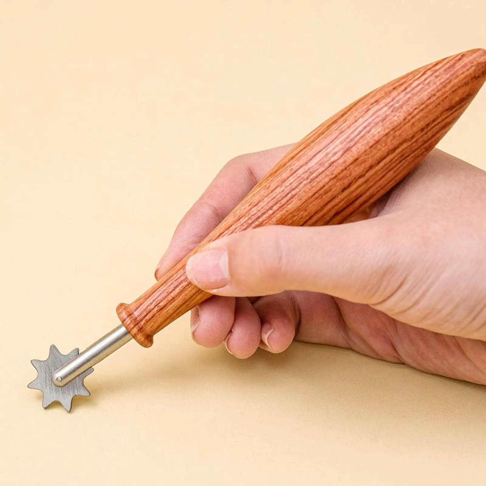 Pottery Roller Tool Easy Use Portable,Stainless Steel Clay Sculpture Carving Tool,Pottery Clay Trimming Detailing Roller