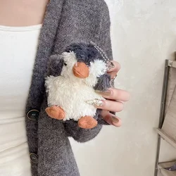 Cute Cartoon Penguin Plush AirPods Case - Fluffy INS Style Protective Cover - AirPods Pro3 (1)