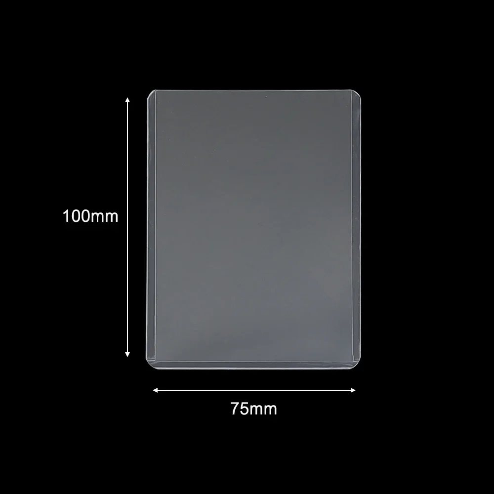 30-1PCS Plastic Card Sleeves Portable Waterproof Card Holder Transparent PVC Concert Ticket Album Collector Case Home Organizers 6