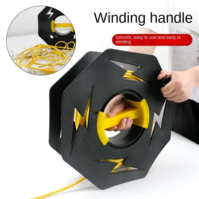 Cable Organizer Cable Collection Line Storage Rolling Line Dish Air Disk Wire Closing Winding Plastic