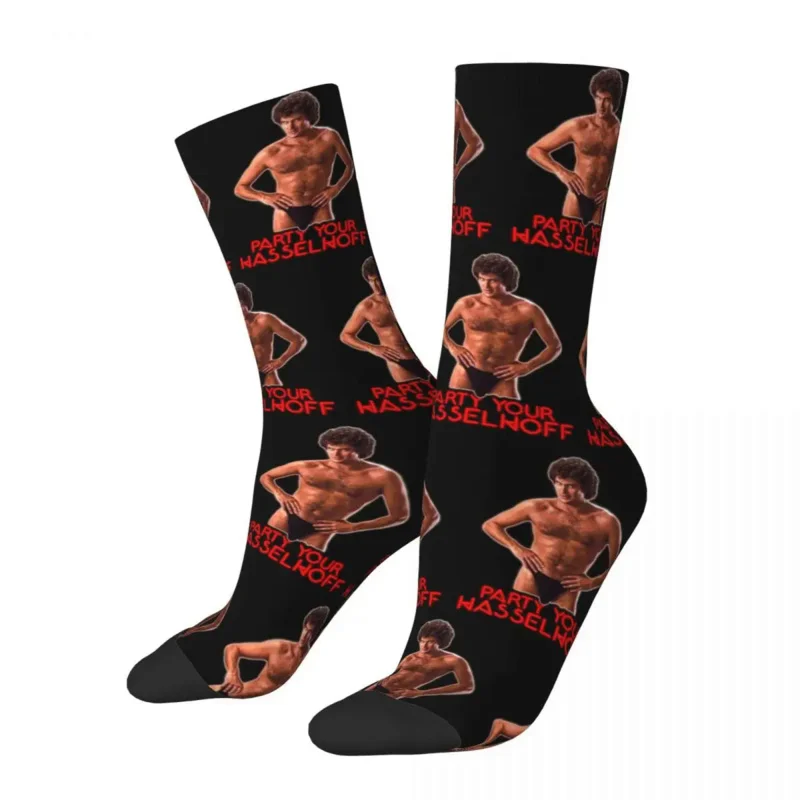 

Men Women The Hoff Socks Cute Fashion David Hasselhoff Socks Harajuku Merch Middle TubeSocks Amazing Gift