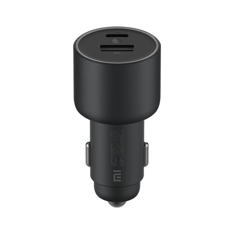High-Power Dual-Port Fast Charging Car Charger with Light Display