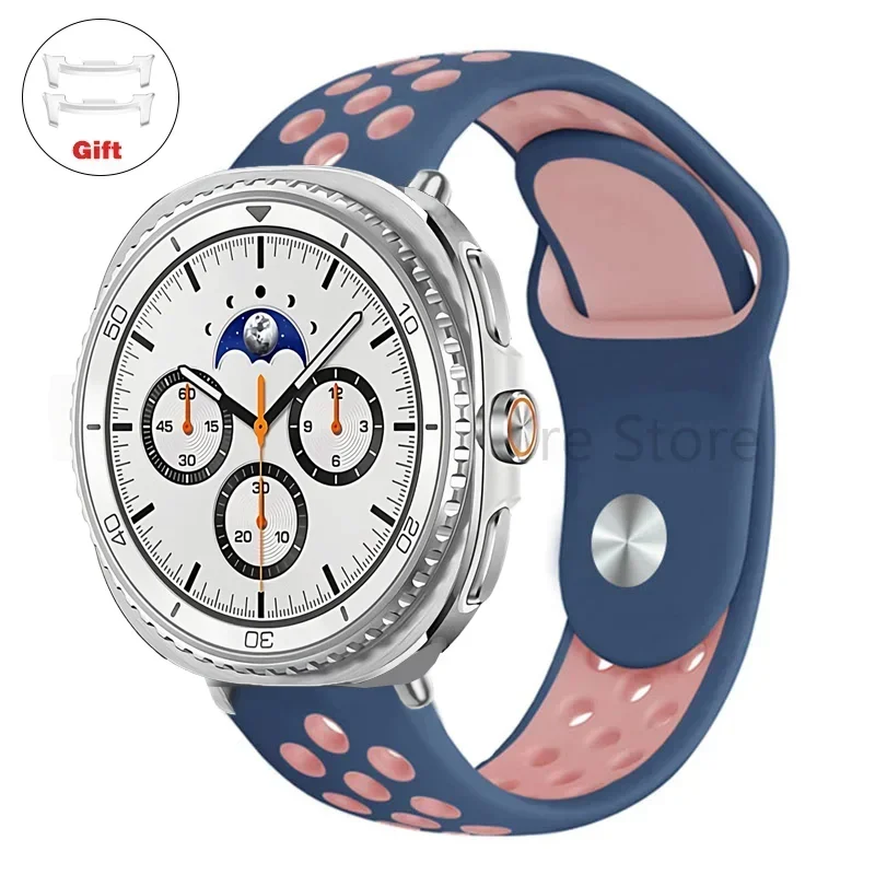 Adjustable Silicone Sport Strap for Smartwatch - Classic Watchband Accessory