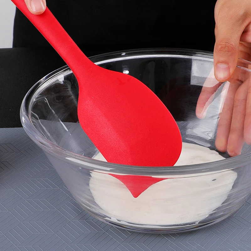 1Pc Silicone Spatula Cake Spatula Scraper Silicone Baking Batter Dough Scraper Butter Mixer Pastry Baking Tools for Cake