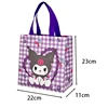 Kawaii Sanrio Kuromi My Melody Printed Non Woven Fabric Bag Cute Cinnamonroll Large Capacity Carrying Bag Item Storage Bags 6
