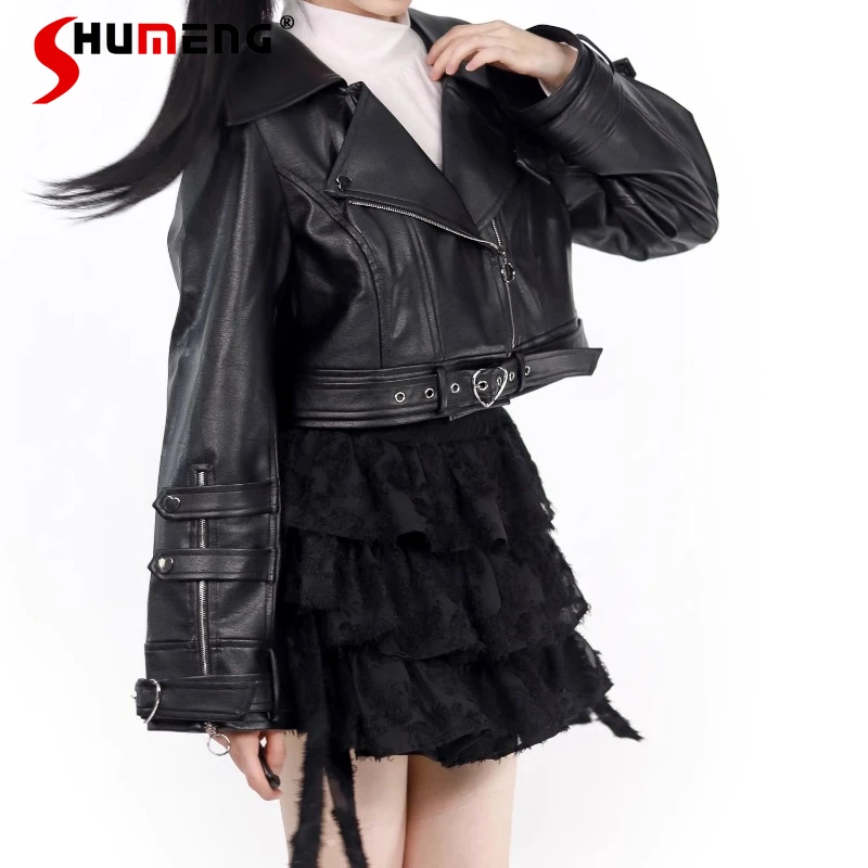 

Lace Tassel Bow Sling Decorative Three Colors 2023 Autumn Winter Daily Culottes Y2k Clothes Elastic Waist Kawaii Skirt Female