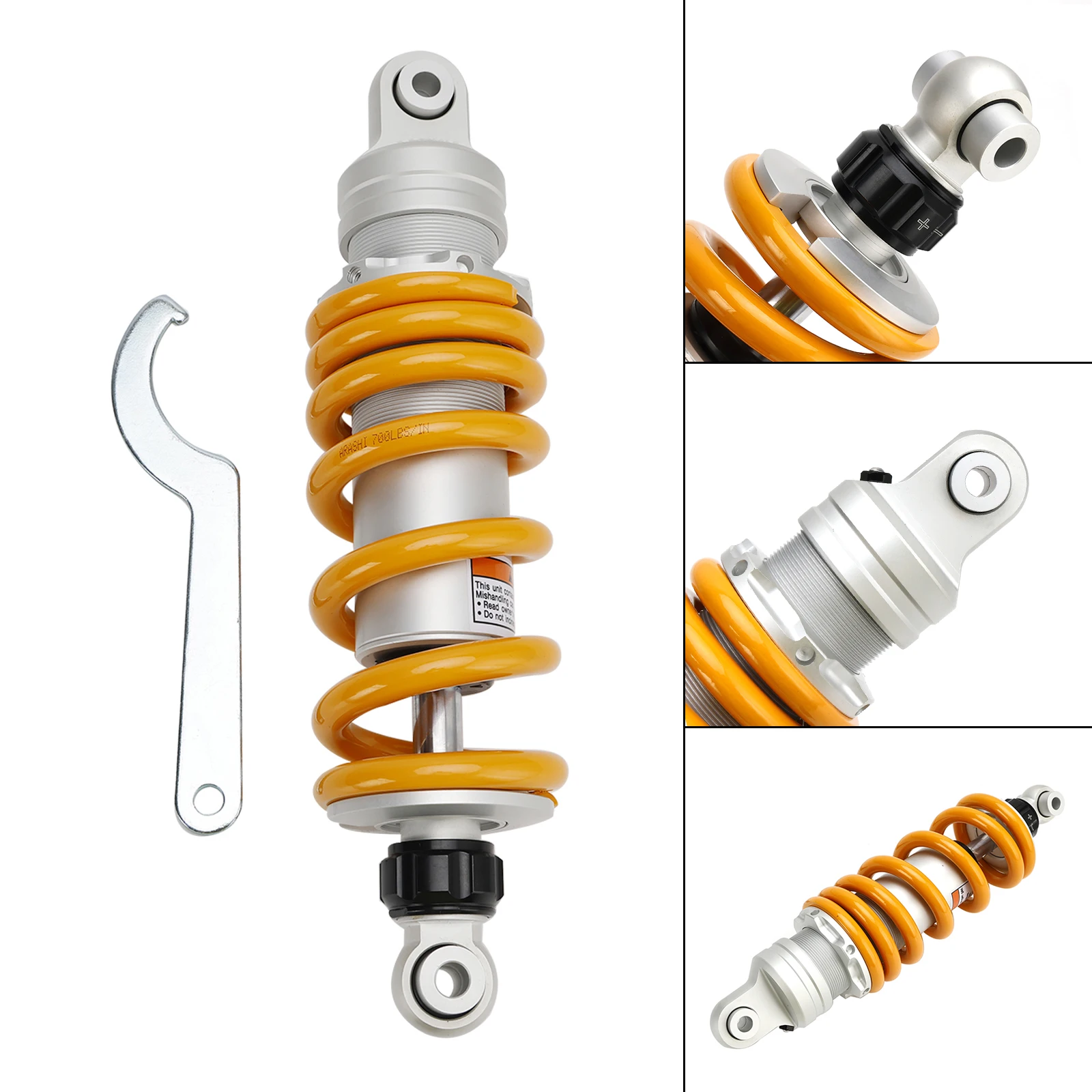

Artudatech 305mm Rear Suspension Air Shock Absorbers fit for HONDA NC700X 2012-2017